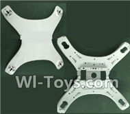 HuaJun Toys W606-5 Parts-01 Upper and bottom Body shell cover,HuaJun Toys W606-5 RC Quadcopter Drone Spare Parts,HJ Toys W606-5 Accessoriess Replacement